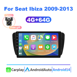 GPS Navi Central Control Unit pour Seat <span class=keywords><strong>Ibiza</strong></span> 2009-2013 Car Multimedia Radio Wireless Carplay Android 14 Auto DVD Player - Product Image 5