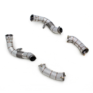OEM Engine Header Downpipe for M5/M6 F90 LCI 4.4TT 2018-2024 Stainless Steel Street Car Boska Exhaust Free Flow pipes System - Product Image 1
