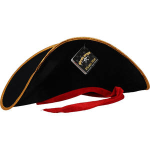 Cappello da Pirata Nero 43x14cm - Product Image 1