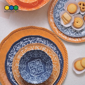 Bol à salade en mélamine 100%, vente en gros, plats martelés et de chargeur - Product Image 1