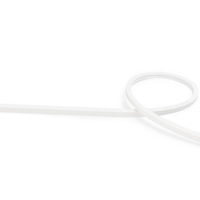 Bande lumineuse LED néon flexible en silicone à éclairage frontal 1010, DC 24V, IP67, couleur unique, pour usage intérieur et extérieur
