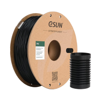 ESUN Bobine Flexible de 1.75mm pour Imprimante 3D, Filament d'Impression 3D en Nylon, ABS, POM, PEEK, TPU, Noir, 1 TPE-83A