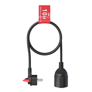 Vente en gros de rallonge électrique Allemagne standard EU pour la maison 3M 5M 10M USB