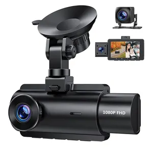 3 인치 개인 모드 대시 캠 HD 1080P 3 렌즈 자동차 카메라 와이드 앵글 자동차 블랙 박스 비디오 레코더 G 센서 Dashcam