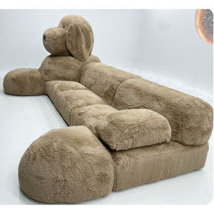 Sofá Moderno Creativo en Forma de Perro, Sofá de Tela Único, Sofá de Lujo en Forma de Animal Grande para Sala de Estar, Dormitorio u Oficina - Product Image 2
