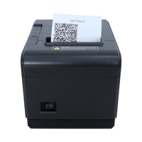 Usine en gros bureau noir Terminal imprimante 80mm petit papier thermique POS caisse enregistreuse récepteur thermique imprimante pour l'épicerie