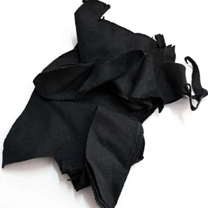 Wholesale Price Factory Hot Sell Used Rags Textile <b>Cloth</b> Fabric <b>Black</b> Color 100% Cotton Textile Waste From Bangladesh - Product Image 2