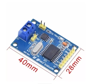 MCP2515 CAN Bus Module TJA1050 Receptor SPI Protocolo 51 Microcontrolador Programa Rutina - Product Image 3