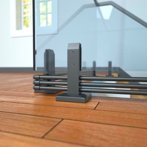 Hiện đại nhôm kính tay vịn standoff trong nhà ngoài trời ban công hồ bơi cầu thang nhà Frameless standoff Kính cầu thang lan can - Product Image 1