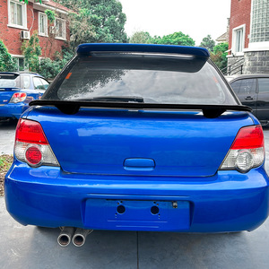 Alerón Trasero para Subaru <span class=keywords><strong>Impreza</strong></span> WRX 2001-2007, Alerón Medio, ABS, Negro Piano, Patrón de Fibra de Carbono, Modificación Automotriz - Product Image 2