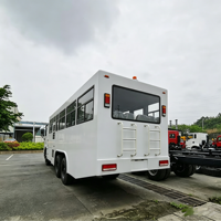 Bus de transport minier personnalisé 6x4 380HP Euro 3, 47 places, avec protection anti-chute