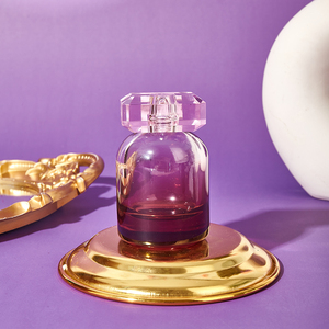 Botella de Perfume de Vidrio Cilíndrica de 100 ml de Alta Calidad al por Mayor con Tapas - Product Image 2
