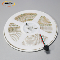 160LEDs/M SPI1838 DC5V 5MM RGB Color Cob LED Strip IP20 Control remoto de cobre para dispositivos inteligentes Alexa Google Home