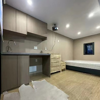 Maisons modulaires Apple Cabin Homes, maison préfabriquée en forme de capsule, chambre à coucher, mini-maison