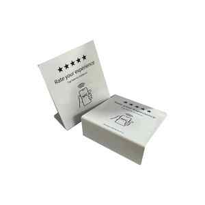 Tarjeta de Membresía NFC de PVC con Código QR Personalizado para Redes Sociales, con Soporte de Mesa, Resistente al Agua, para Pagos RFID, en Blanco, Compatible con Google - Product Image 2