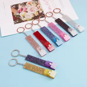 Groothandel Bling Atm Creditcard Grijpers Sleutelhanger Kaarttrekkers Acryl Debetkaart Grabber Voor Lange Nagels Ontwerp