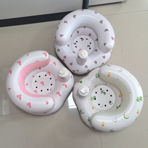 Portable <b>Inflatable</b> Baby Seat Soft PVC Infant <b>Sofa</b> Foldable Nursery Chair for Home Hotel - Product Image 6