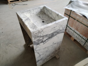 Natural <strong>Stone</strong> for Interior Wall Panel Bathroom Basin Sink Countertop <strong>Stone</strong> Veneer <strong>Marble</strong> <strong>Stone</strong> Slab <strong>White</strong> Modern Decorative - Product Image 5