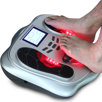 Masseur de pieds électrique par acupuncture, thérapie Shiatsu, infrarouge, EMS, massage des pieds, masajeador de pies, masseur de pied
