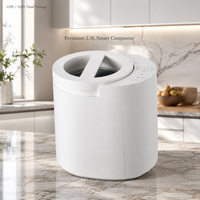 Composteur de cuisine d'intérieur pour comptoir, machine de recyclage des déchets alimentaires, électrique, sans odeur, en acier inoxydable, technologie Multigrind