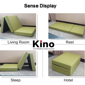 <span class=keywords><strong>Matelas</strong></span> pliant en mousse épaisse, facile à transporter, 3 <span class=keywords><strong>matelas</strong></span> pliant multifonctionnel en mousse, <span class=keywords><strong>canapé</strong></span>-lit - Product Image 3