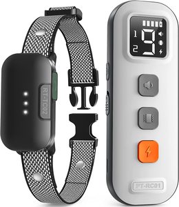 Collar de entrenamiento para perros, dispositivo electrónico de choque con Control remoto, recargable, a prueba de agua, 2000 pies - Product Image 1