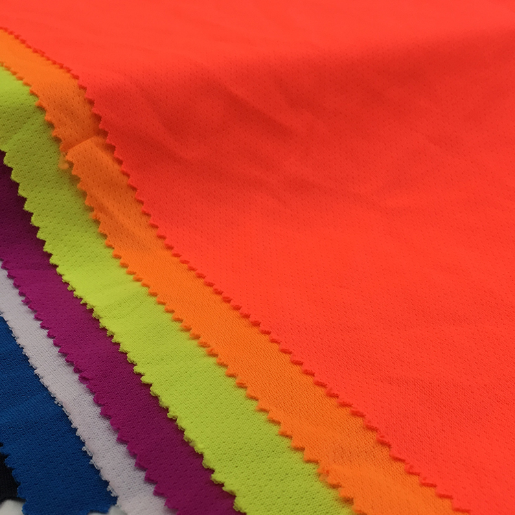 Haute Qualité 100% Polyester Multicolore Polo En Tricot Piqué Tissu