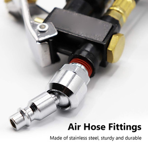 Fourniture de joints rotatifs pneumatiques à 360 degrés de style américain neufs et d'occasion, raccords universels pour applications industrielles à air comprimé - Product Image 5