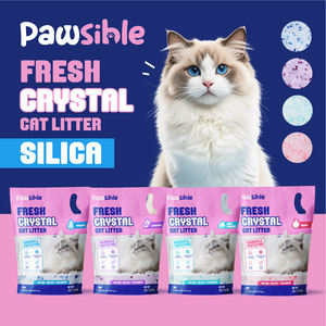 โรงงาน MRC OEM ขายส่ง ทรายแมวซิลิกาเจลคริสตัล รูปทรงกลม ดูดซับกลิ่นได้ดีเยี่ยม ปราศจากฝุ่น - Product Image 4