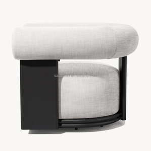 Muebles de aluminio para exteriores Sassanid, sillón giratorio de aluminio <span class=keywords><strong>Bondi</strong></span> hecho a mano contemporáneo - Product Image 3