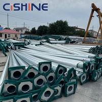 Poste de Iluminación Solar Comercial de Acero Galvanizado Octagonal Cónico de 9m con Brazos Simples/Dobles de Fábrica Profesional