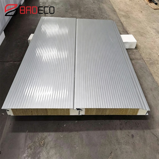 Concealed Fastening System Class a Non-combustible Insulated Exterior Insulated Metal Wall Panels with Pu Edge Sealing