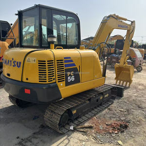 Excavadora de cadenas Komatsu PC56 usada con bomba de engranajes de alta calidad y rodamientos, maquinaria pesada en venta - Product Image 4