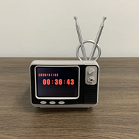 רטרו מדף ספרים טלוויזיה 3.0 אינץ Hd תצוגת נוסטלגי קלאסי כפול אלחוטי כף יד קונסולת משחקי וידאו