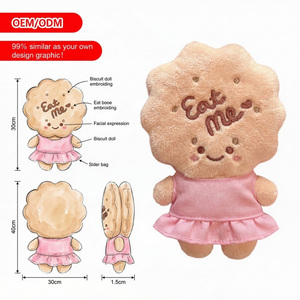 Peluche personalizado con diseño de animal, zorro con vestido Daisy, decoración rústica para el hogar, juguete de peluche para niños con sonido, llavero de peluche Bing, venta al por mayor - Product Image 3