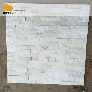Panel de pared de chapa de piedra apilada blanca Revestimiento de pared exterior Pizarra Tipo de producto - Product Image 4