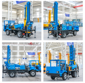 Foreuse hydraulique montée sur camion de 260 m de profondeur, vitesse de 50 km/h, pour puits <span class=keywords><strong>d</strong></span>'eau, machine de <span class=keywords><strong>forage</strong></span> diesel pour l'agriculture - Product Image 4