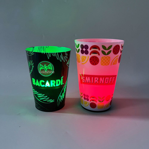 Usine Oem Logo personnalisé tasses clignotantes à led verre à boire lumineux 12oz 14oz 16oz tasse à led en plastique activé par liquide pour bars clubs - Product Image 5