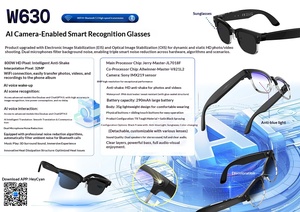 Nouvelles <span class=keywords><strong>lunettes</strong></span> intelligentes IA 2026 avec reconnaissance d'objets, caméra 8MP, réduction de bruit double micro, vidéo POV 1080P, enregistrement intelligent W630 - Product Image 6