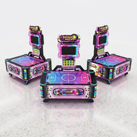 Machine d'arcade de hockey sur air commerciale pour enfants, 2 joueurs, à monnayeur, table de jeu pour enfants, équipement de divertissement intérieur CE