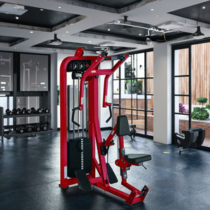 Mesin pilihan beban Pin peralatan kebugaran latihan Pull-Down dayung duduk - Product Image 2
