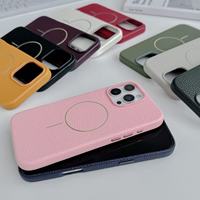 Étui de téléphone magnétique de luxe en cuir personnalisable pour iPhone 17 Pro Max 17 Air – Accessoires de téléphone mobile avec choix de couleurs et de matériaux