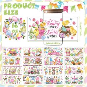 Etiquetas Adhesivas Personalizadas con Diseño de Dibujos Animados UV para Vasos, Tazas y Botellas, Nuevo Diseño, Impresión con MOQ Bajo - Product Image 2