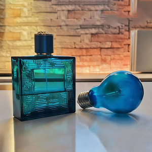 Người Đàn Ông Màu Xanh Đỏ Chất Lượng 50Ml 100Ml Cao Cấp Tùy Chỉnh Thiết Kế Rỗng Vuông Độc Đáo Sang Trọng Phun Nước Hoa Thủy Tinh Chai - Product Image 5