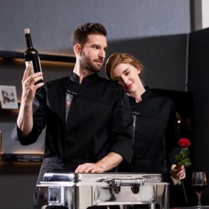 ชุดเชฟยูนิฟอร์มเชฟชุดยูนิฟอร์มเชฟชุดยูนิฟอร์มเชฟสำหรับใช้ในครัวโรงแรมแบบมืออาชีพงานตามสั่ง - Product Image 1