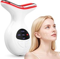 Eveekon 2026 Masajeador Eléctrico Portátil para Rostro y Cuello con Vibración para el Cuidado de la Piel, Dispositivo de Masaje Facial Antiarrugas