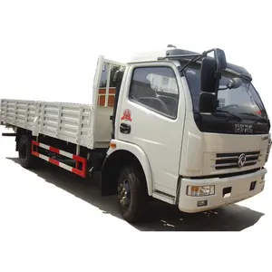 Chinese cheapest dongfeng 4.2m long box RHD 5 ton drop side lorry trucks for sale