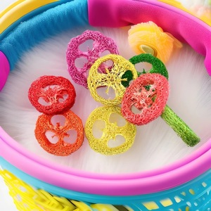 <strong>Wholesale</strong> Natural Loofah Material Wear-Resistant Hamster Chew <strong>Toy</strong> for Teeth Cleaning - Product Image 3