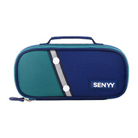 Grande trousse à crayons multi-compartiments pour étudiants du collège et lycée, pochette pour enfants