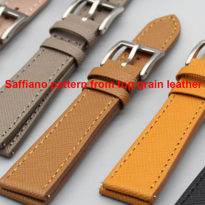 Meilleure vente Bracelet de montre en cuir de veau confortable et respirant 18 20 22mm Bracelet de montre en cuir véritable à dégagement rapide - Product Image 4